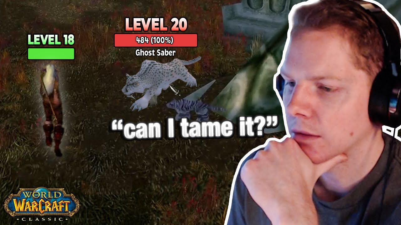 We spent all that time trying to get the ghost saber to spawn... | WoW Classic Anniversary