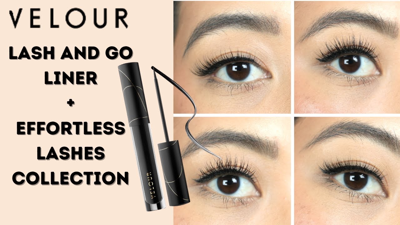 MY EYELASH ROUTINE (STRAIGHT ASIAN LASHES) | VELOUR EFFORTLESS LASHES TRY ON | VELOUR LASH AND GO