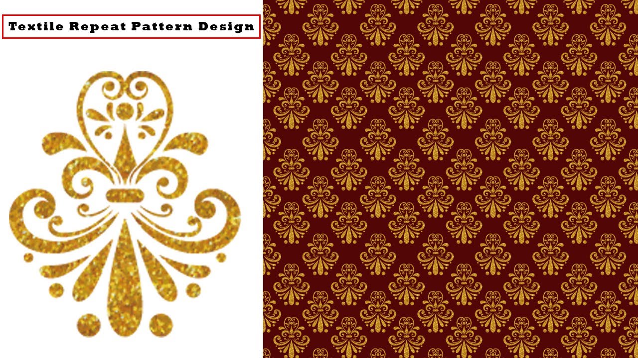 Repeat Pattern design In Photoshop l Textile Repeat Pattern Design l Repeat Pattern l Textile