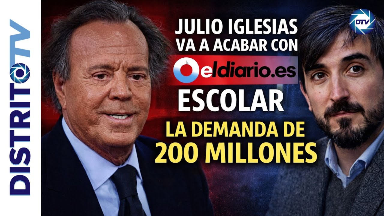 🔴JULIO IGLESIAS🔴 VA A ARRASAR A ESCOLAR: DEMANDA HISTÓRICA DE 200 MILLONES POR EL  MONTAJE MEDIÁTICO