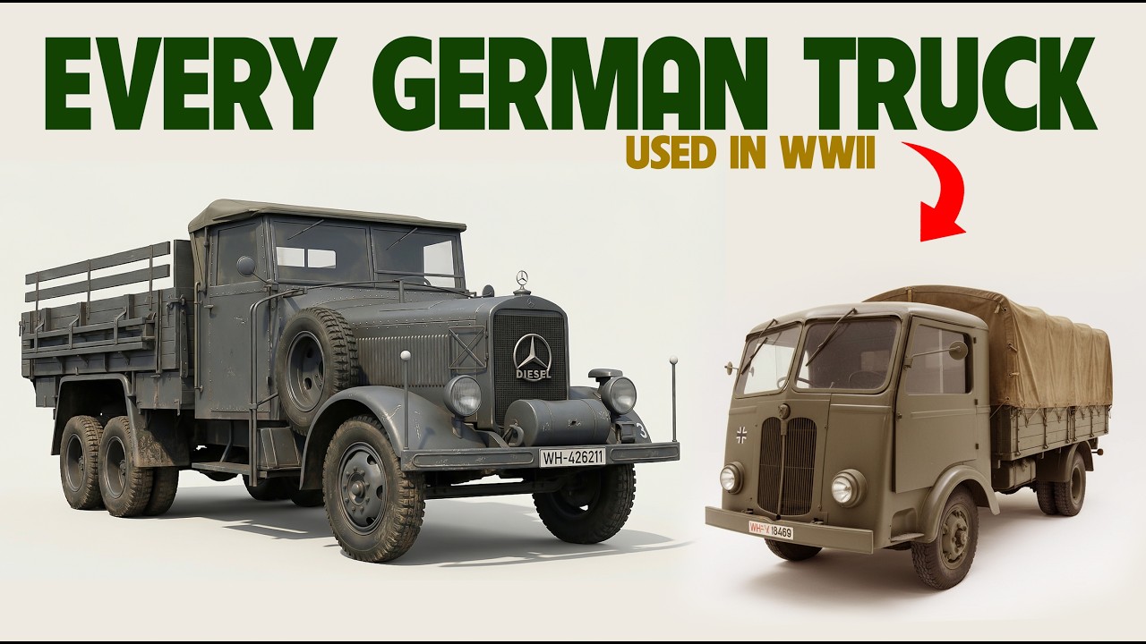 Every German Truck Used in WWII
