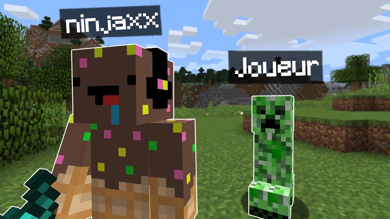 Minecraft mais un joueur contrôle les Mobs.. (j'ai flippé)