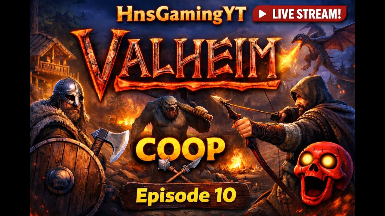 🔴 LIVE VALHEIM COOP INDONESIA 🇮🇩 | Episode 10 – Viking Survival Adventure HARD MODE #NGABUBURIT