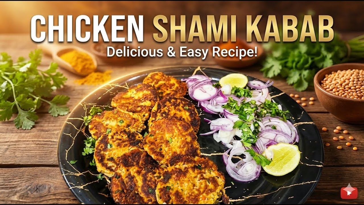 CHICKEN SHAMI KABAB RECIPE | SHAMI KABAB BANAE SIRF 5 MIN MEIN |