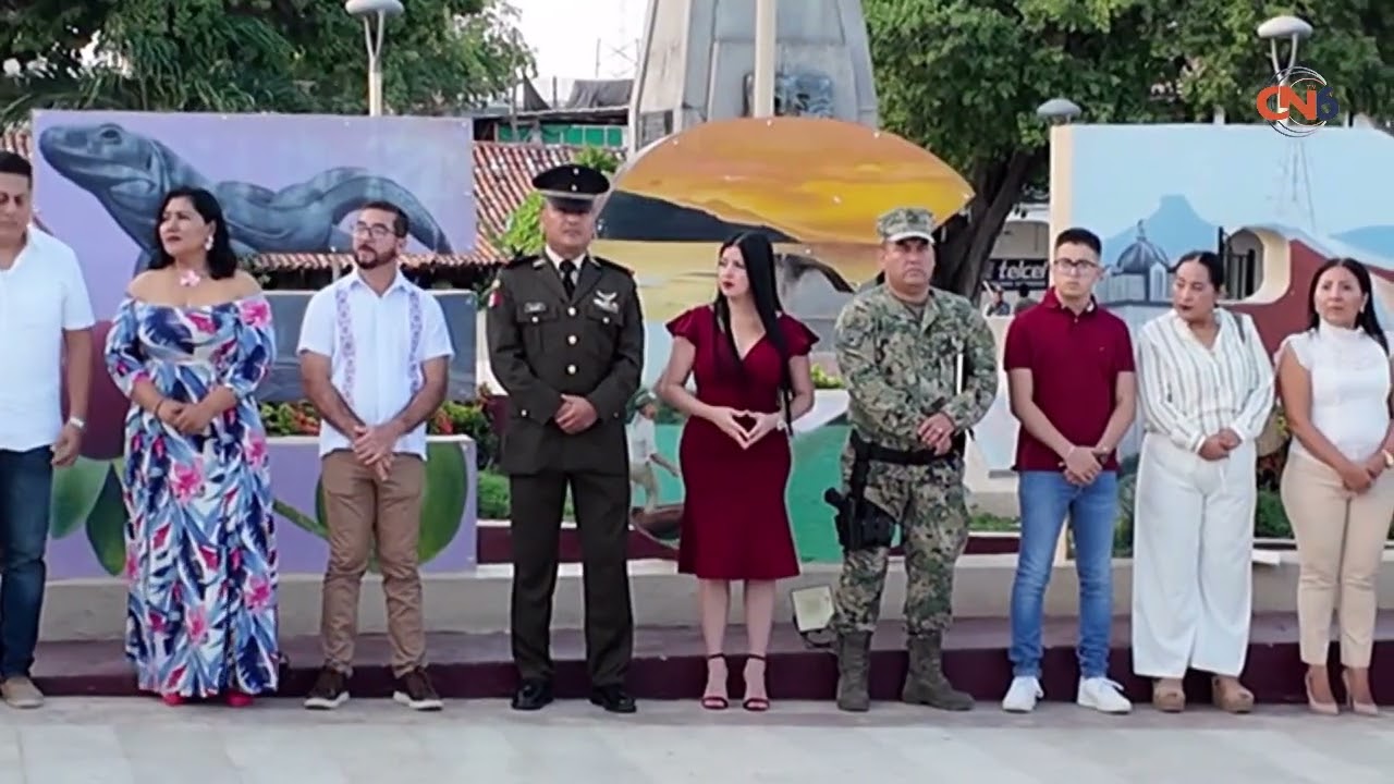 Alba Soberanis preside conmemoración del 176 aniversario de Tecpan en el Zócalo