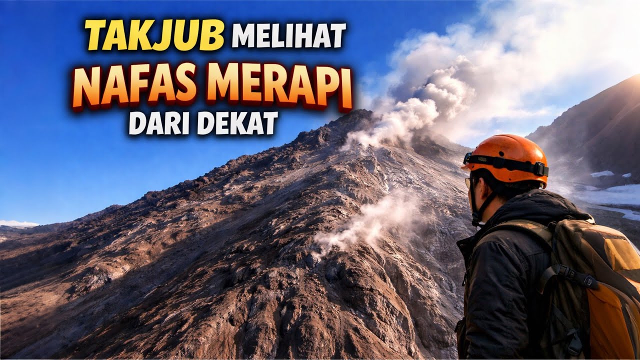 TAKJUB!!! MELIHAT NAFAS MERAPI DARI DEKAT