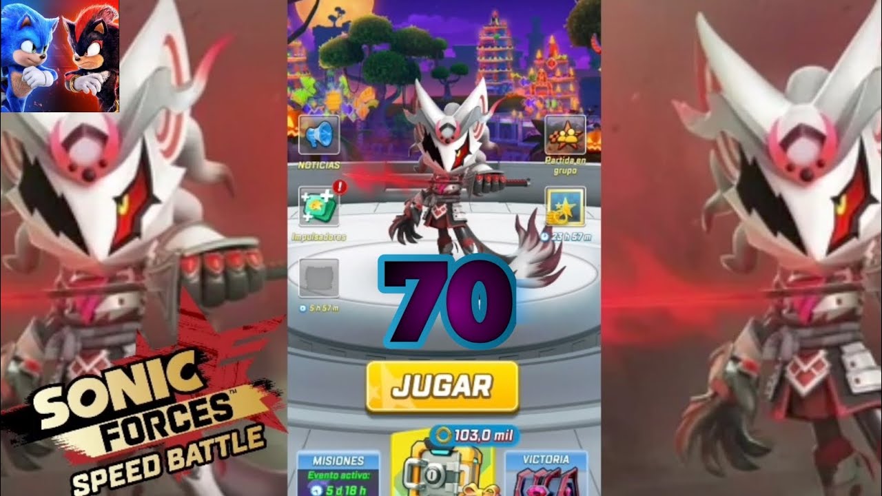 Sonic Forces Speed Battle/ Infinite Samurai Maldito en Accion⚡️⚡️.      Parte 70