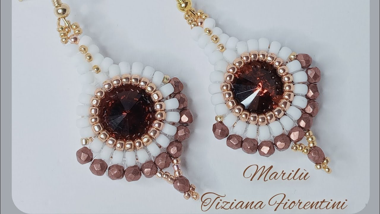 Tutorial orecchini Marilù con rocailles e superduo