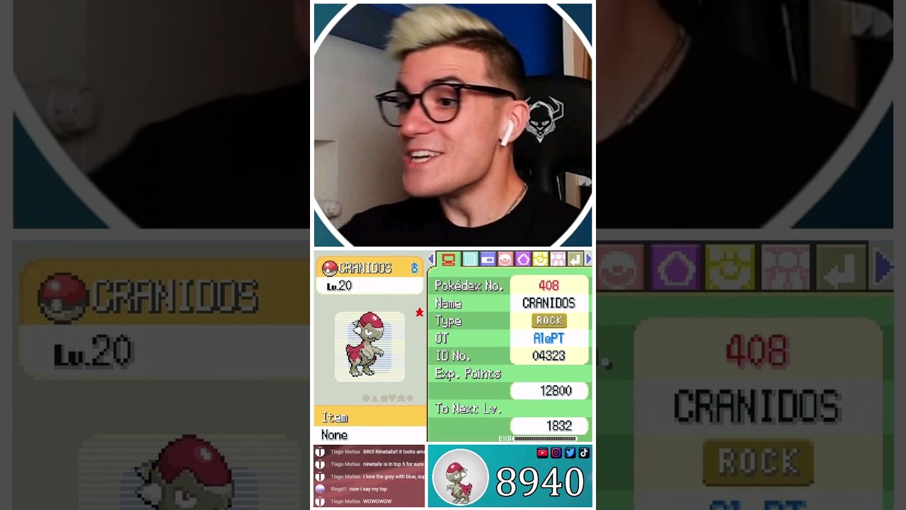 LIVE | Shiny Cranidos after 8,940 REs in Pokémon Platinum! 