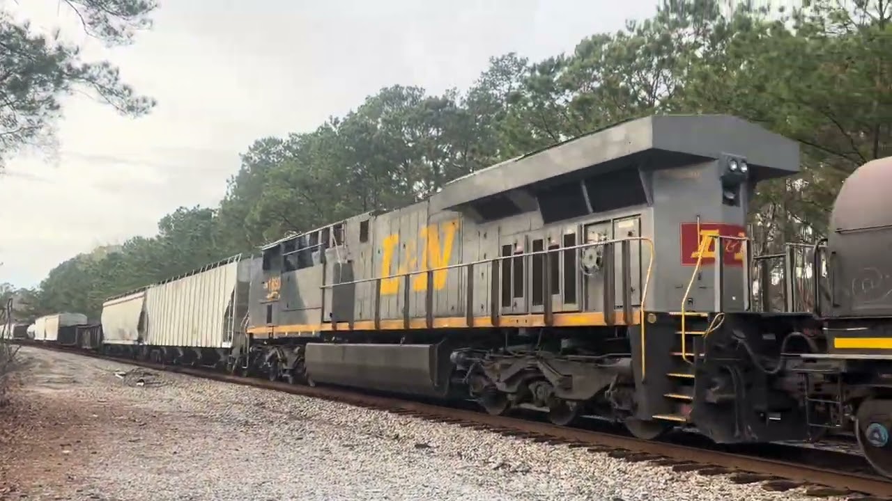CSX M492 with L&N 1850 Mid DPU!! Port Wentworth, GA 1/17/26