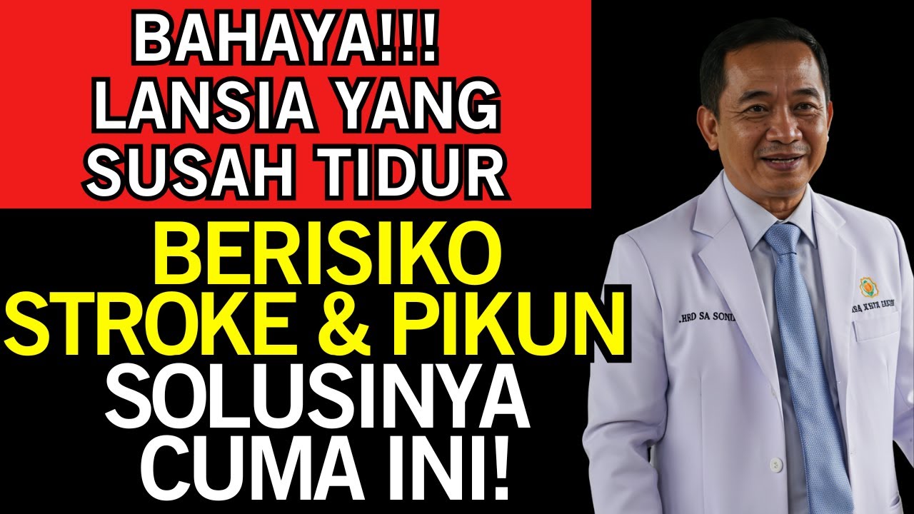 LANSIA WAJIB TAHU! Obat Tidur Alami untuk Kesehatan Lansia - Tips Kesehatan Lansia Terbukti Ampuh