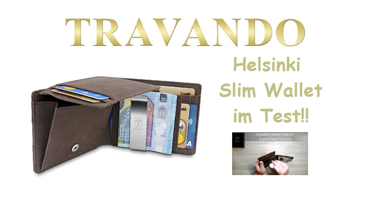 Smart Wallet TRAVANDO Helsinki im Test!! Geldb&ouml;rse mit Geldklammer Geldbeutel | Kreditkartenetui