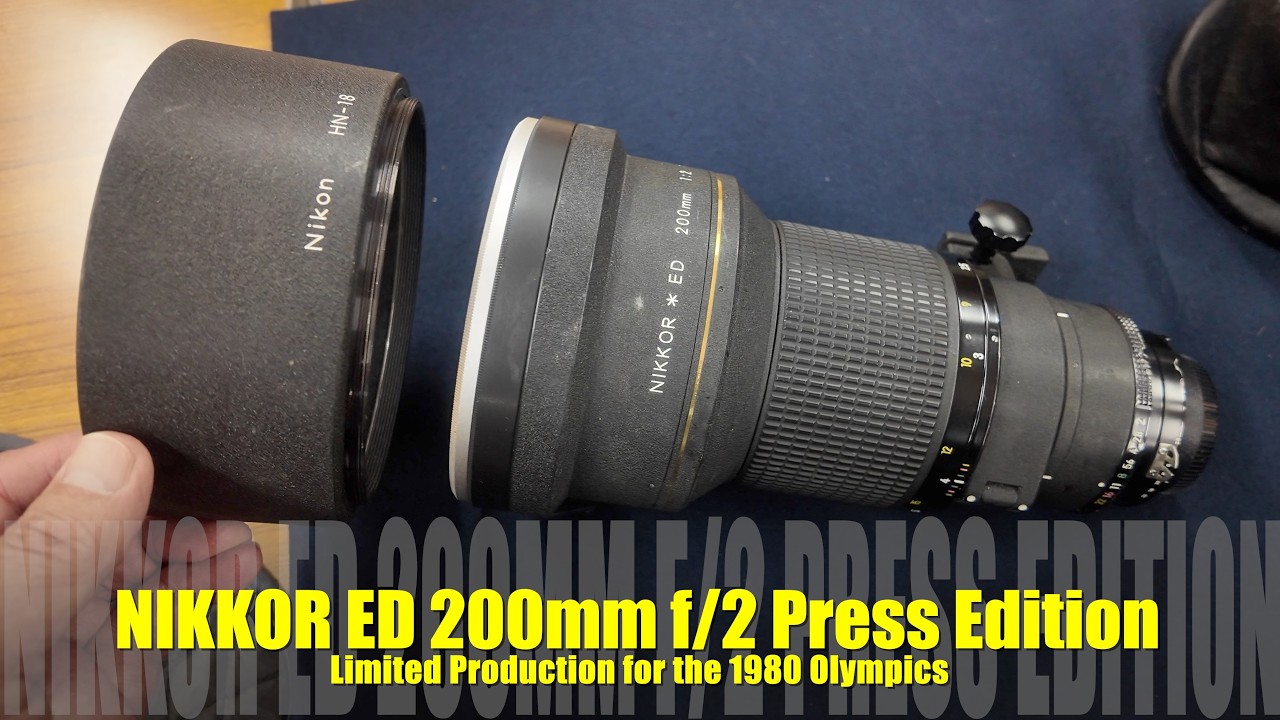 オリンピック報道のために生まれた伝説 ― ニッコールED 200mm F2 PRESS Editionと歴代200mm F2を語る｜ニコン研究会レポート