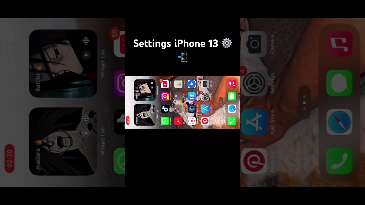 Best settings iPhone 13 ⚙️📲sensi iphoen 13