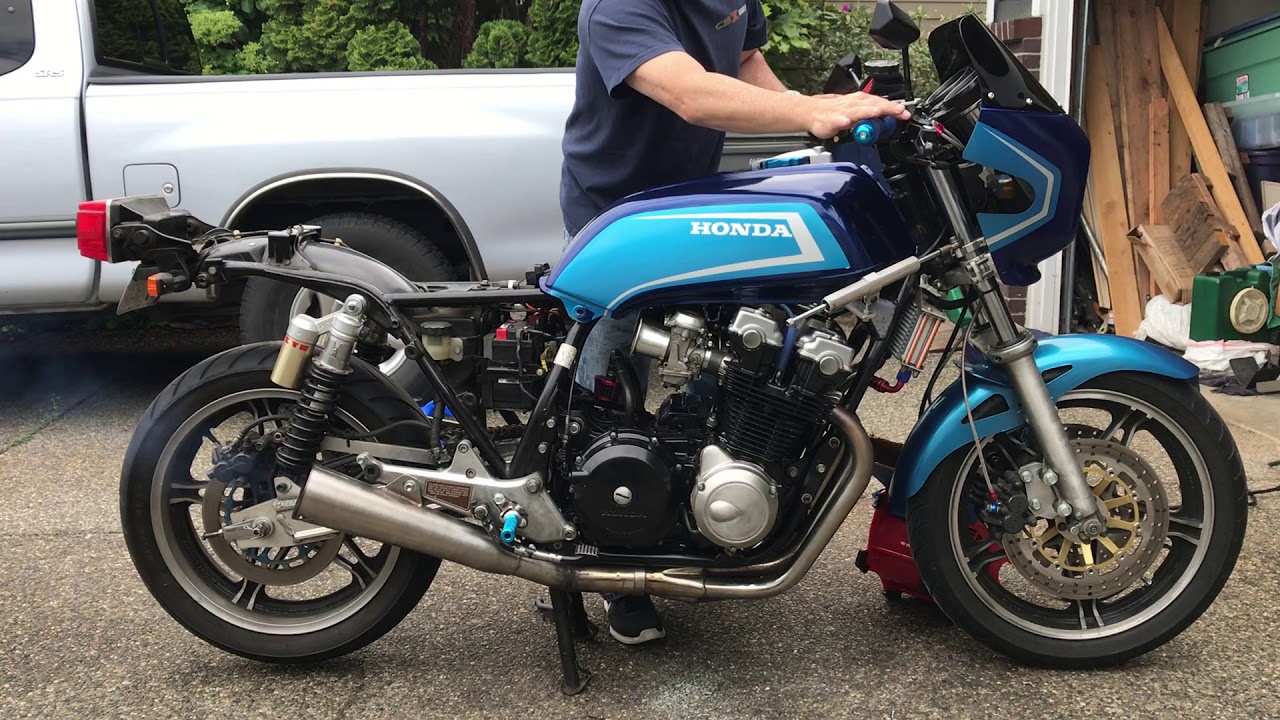 First Start with my MG1 Head on my CB1100F