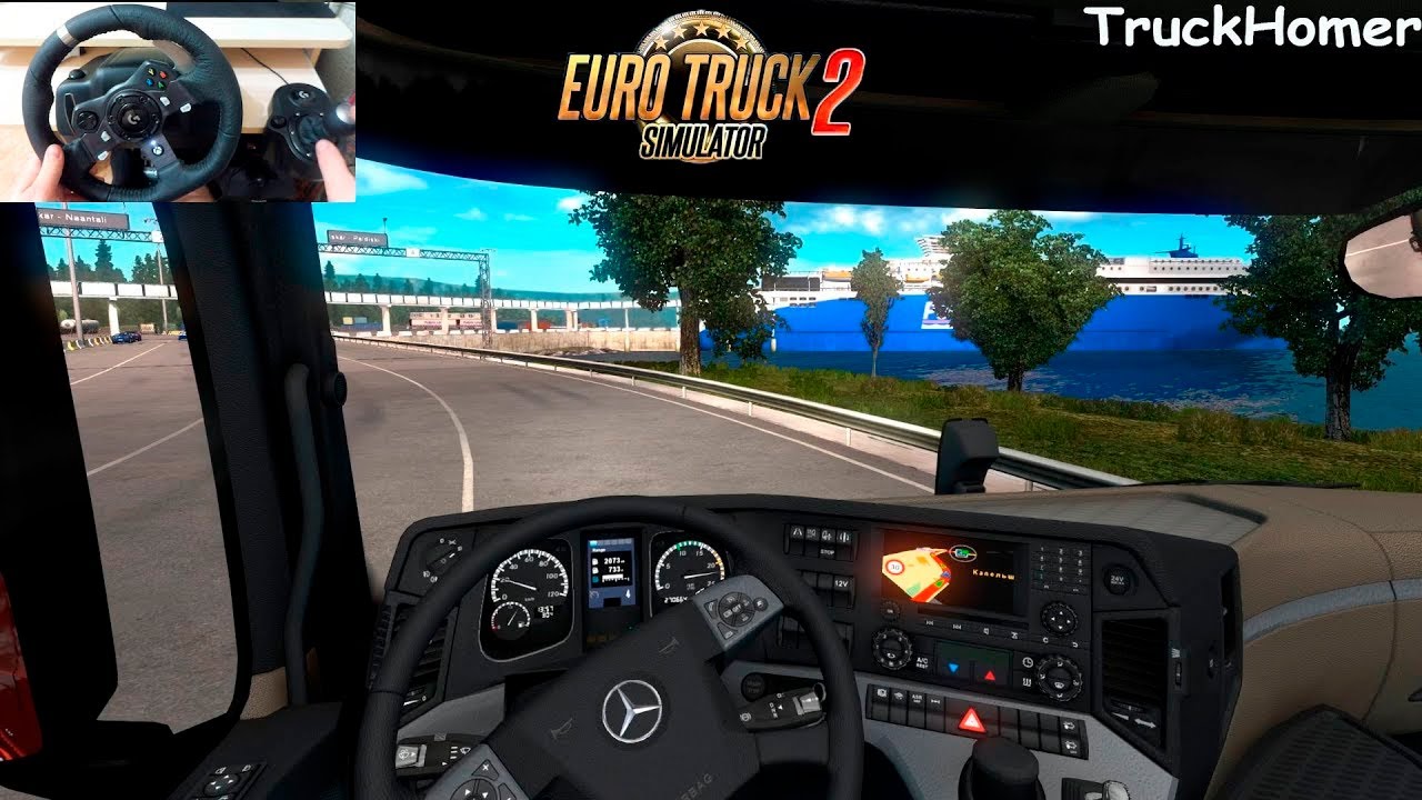 Logitech G920 Driving Force + Driving Force Shifter в Euro Truck Simulator 2