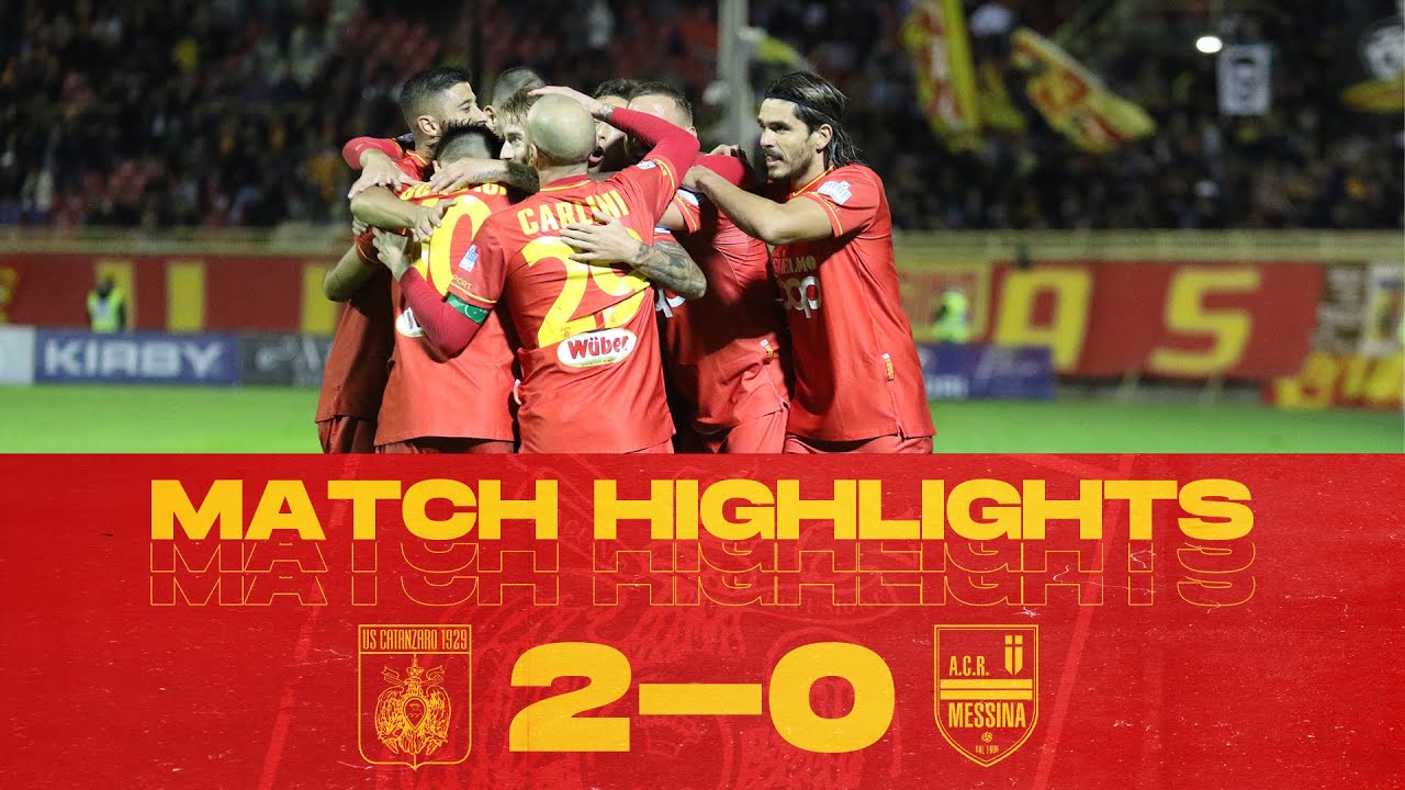MATCH HIGHLIGHTS | 13^ GIORNATA | CATANZARO - MESSINA 2-0 ⚽️