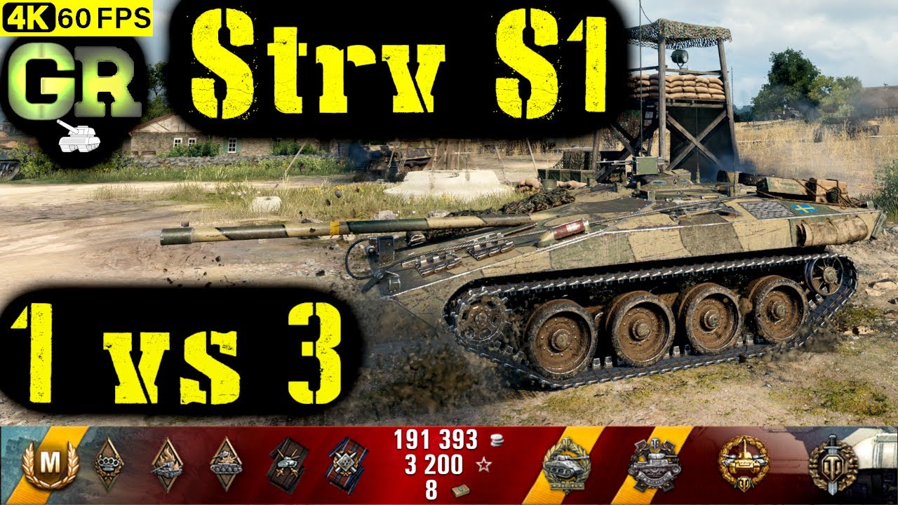 World of Tanks Strv S1 Replay - 9 Kills 7.7K DMG(Patch 1.4.0)