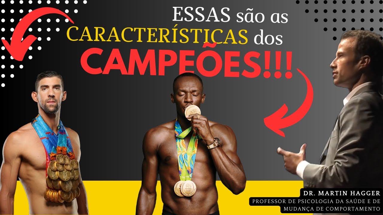 CAMPEÕES: Como PENSAM? | Psicologia Esportiva - Dr. Martin Hagger #campeoes #martinhagger
