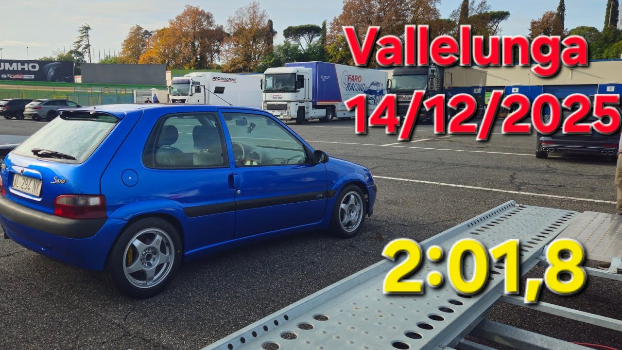 Vallelunga 14/12/25 - Saxo Vts 16v - 2:01,8