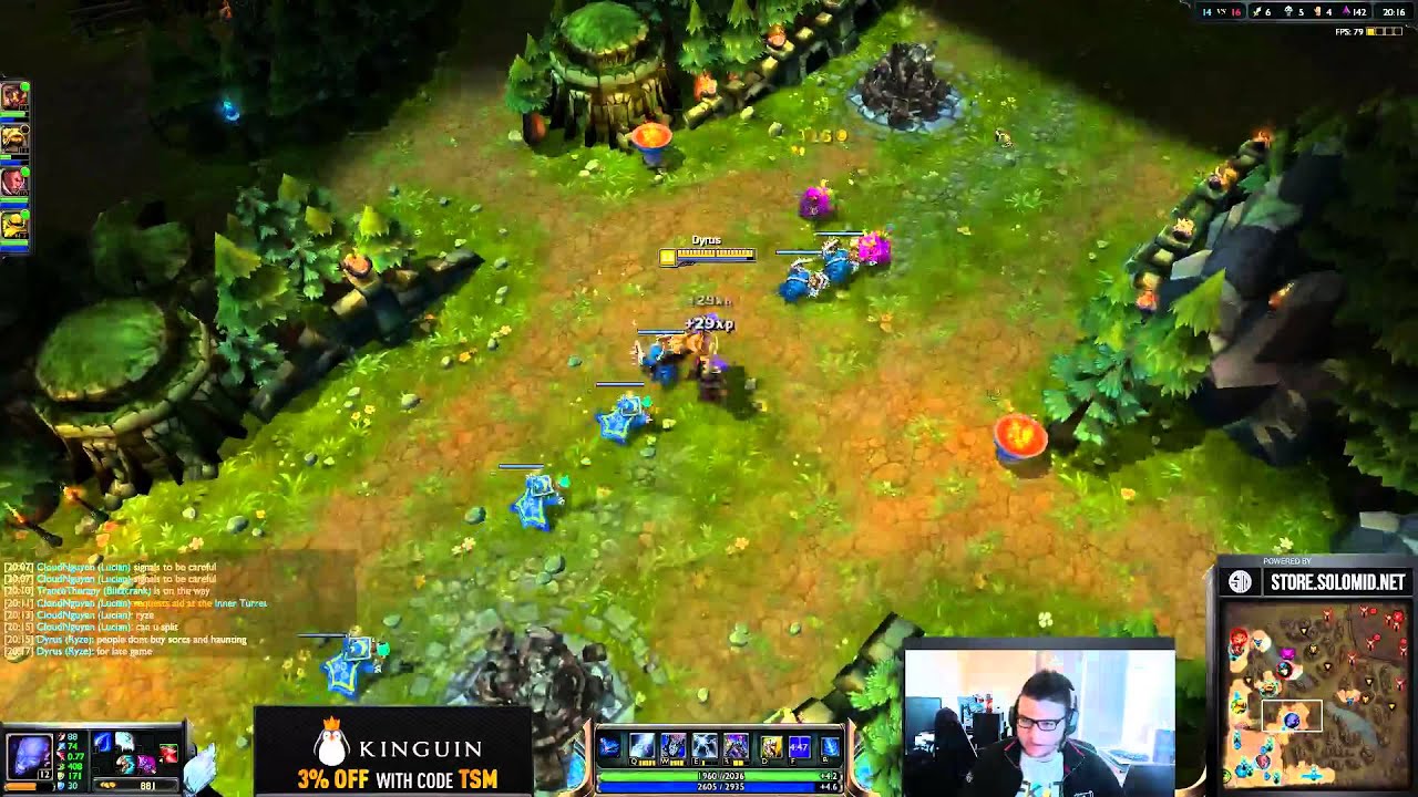 TSM Dyrus Ryze vs Zed [Diamond 1 Ranked Solo Queue Top]