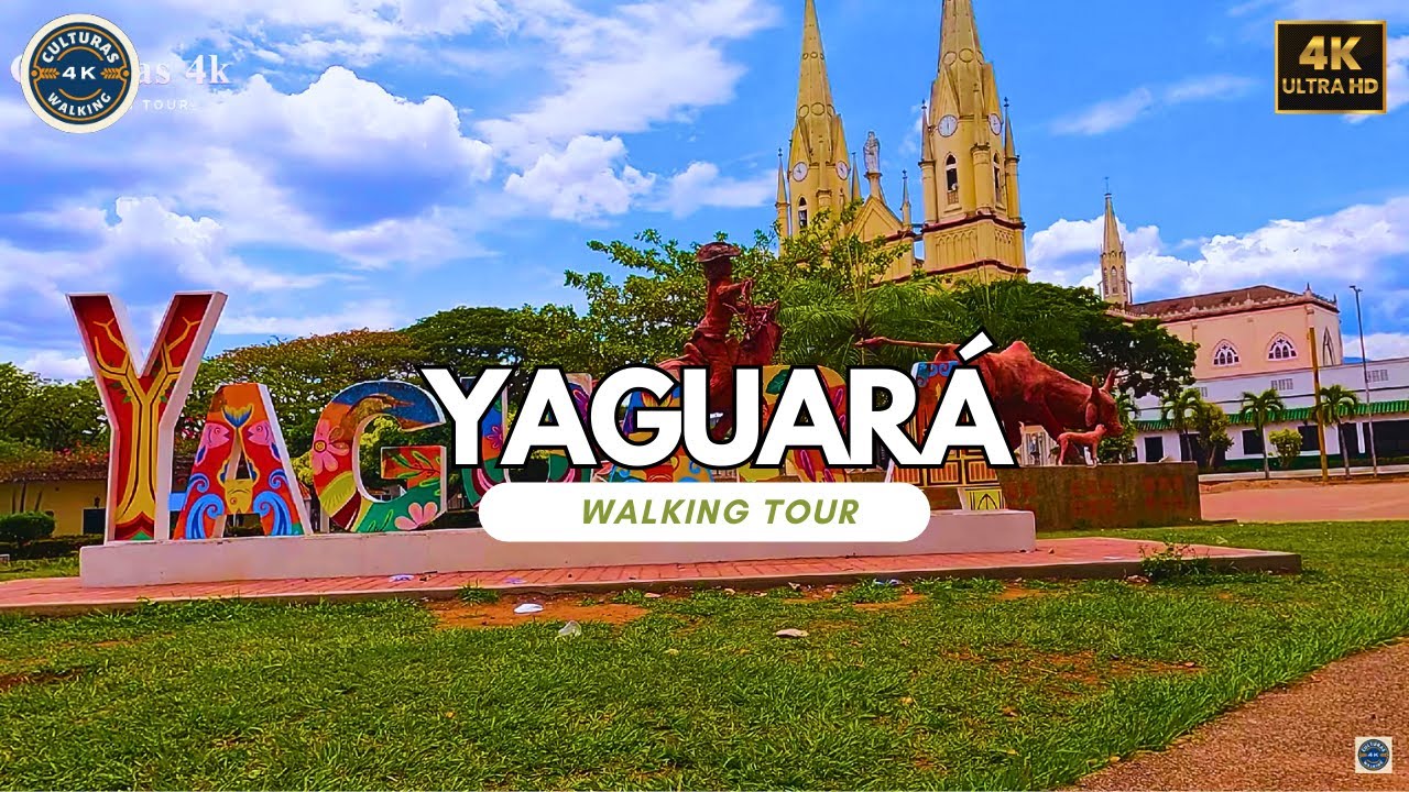 POV Walking Tour  YAGUARA HUILA / COLOMBIA  [ Culturas 4K ]
