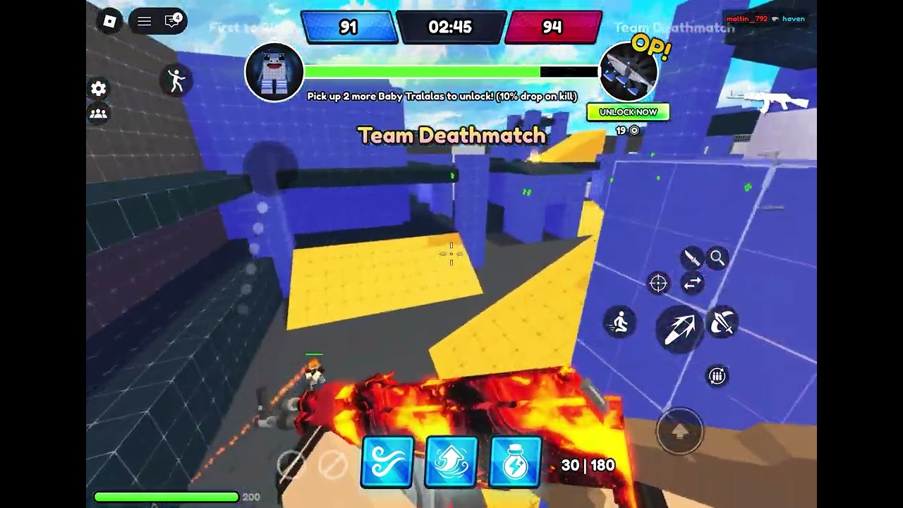 I just started playing this game in Roblox my username is UnicornrainbowPFF9
