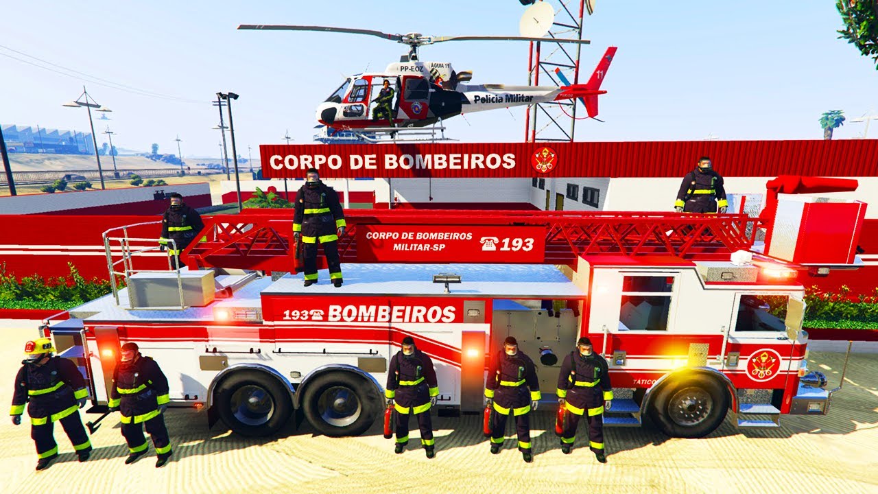 EMERGÊNCIA 24 HS | DESLOCAMENTO E RESGATE Á VITIMAS DE ACIDENTE DE TRÂNSITO | GTA 5