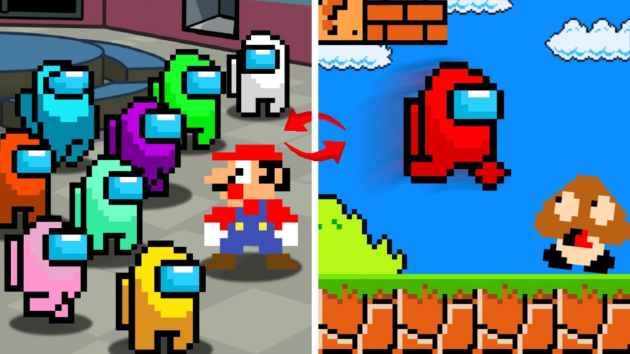 If Mario and Among Us Switched Places?