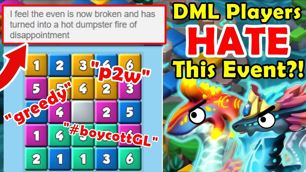 DML Players HATE the WATER ANCIENT EVENT?! Gameloft PLEASE LISTEN TO YOUR PLAYERS!