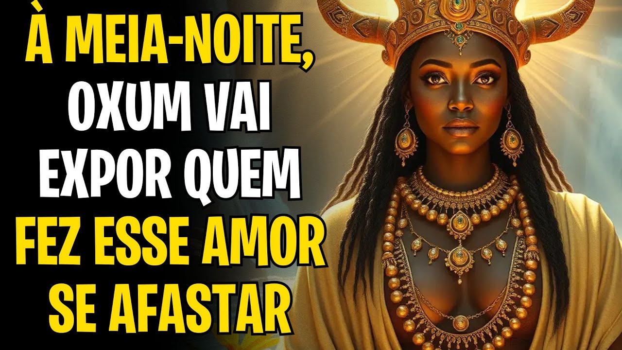 À MEIA-NOITE, OXUM VAI EXPOR QUEM FEZ ESSE AMOR SE AFASTAR