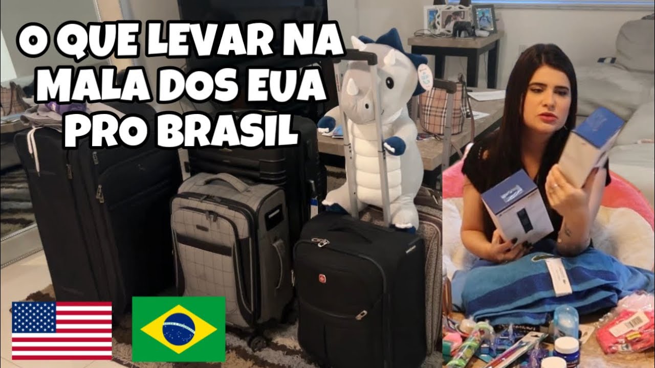 O QUE PODE LEVAR DOS EUA PRO BRASIL | FAZENDO AS MALAS