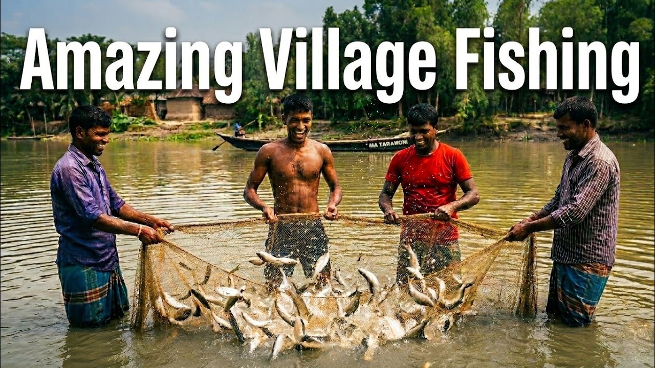 Amazing Village Fishing in Bangladesh 2026 | Catch Hundreds of Fish