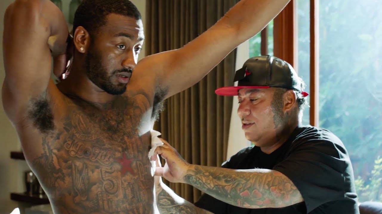 NBA Superstar John Wall Gets Inked