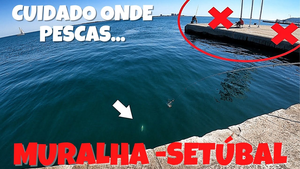 PESCA MAS TEM ATENÇÃO,  HÁ ALGUNS SITIOS ⛔ PROIBIDOS EM SETÚBAL⛔😖