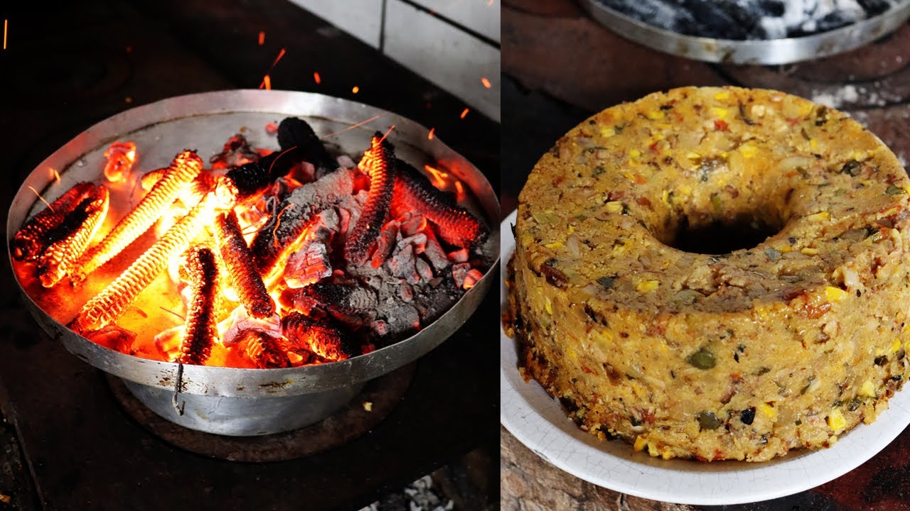 CUSCUZ CAIPIRA NA BRASA DO FOGÃO A LENHA ft ARY PORTUGUÊS