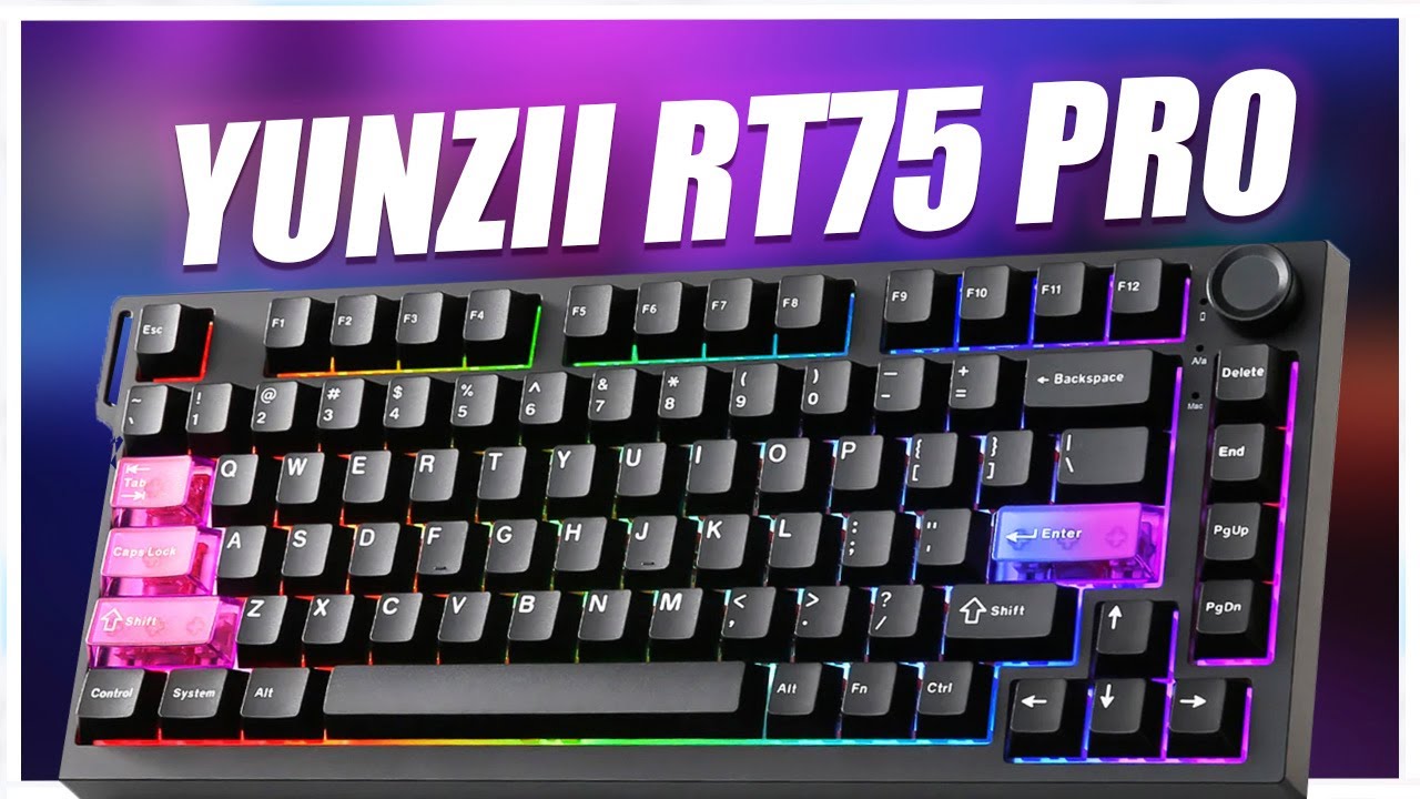 YUNZII RT75 PRO - бездротова клавіатура з Rapid Trigger