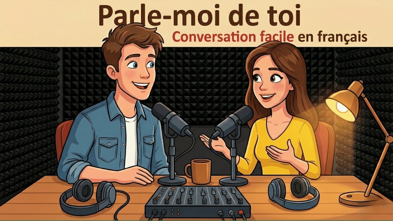 Parle de toi en Français| Conversation facile pour débutants (A1–A2)