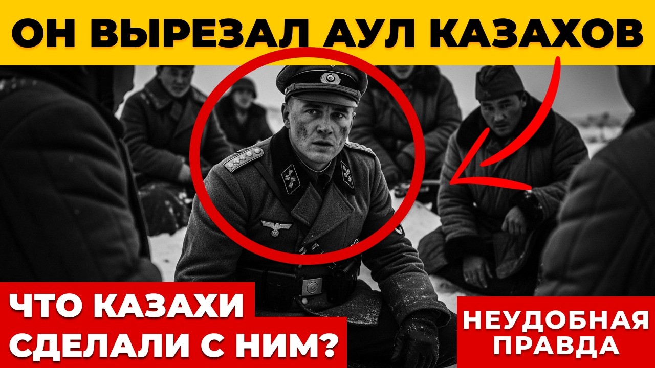 Офицер СС умолял КАЗАХОВ о смерти. Но СТАРУХА, потерявшая троих сыновей, сделала иначе...
