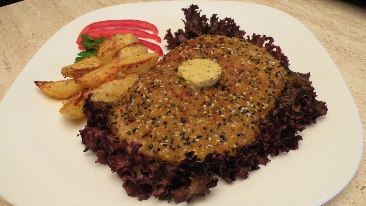 Kotlet schabowy z sezamem - Video-Kuchnia.pl