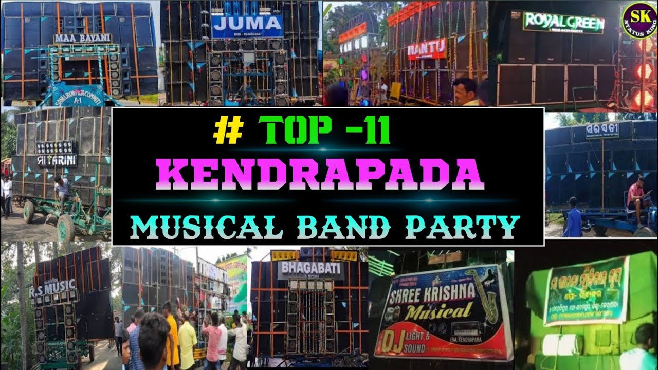 KENDRAPARA !! TOP 11 !! MUSICAL BAND PARTY !! WITH CONTACT PHONE NUMBER 💥 !! #musical