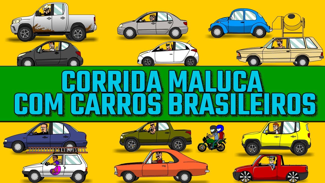 1# CORRIDA MALUCA COM CARROS BRASILEIROS