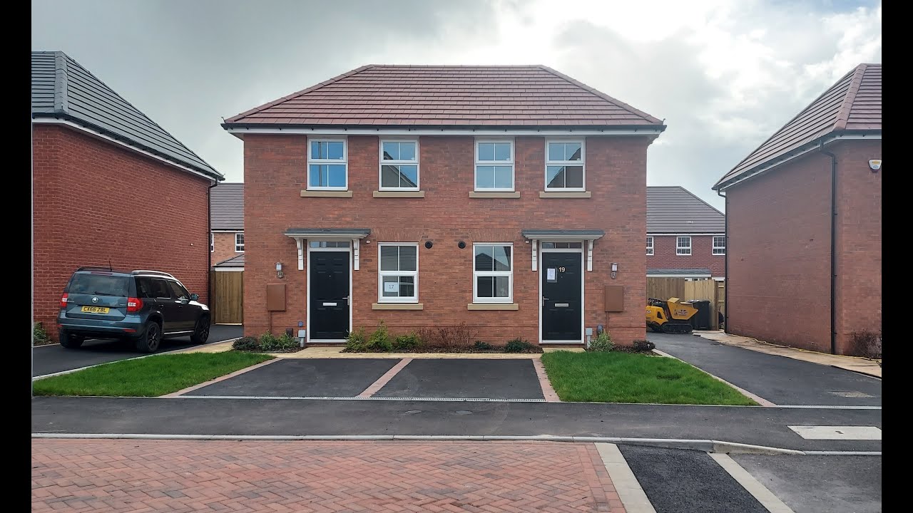 The Brand New 2-bed Semi-detached House in Rugby #letting