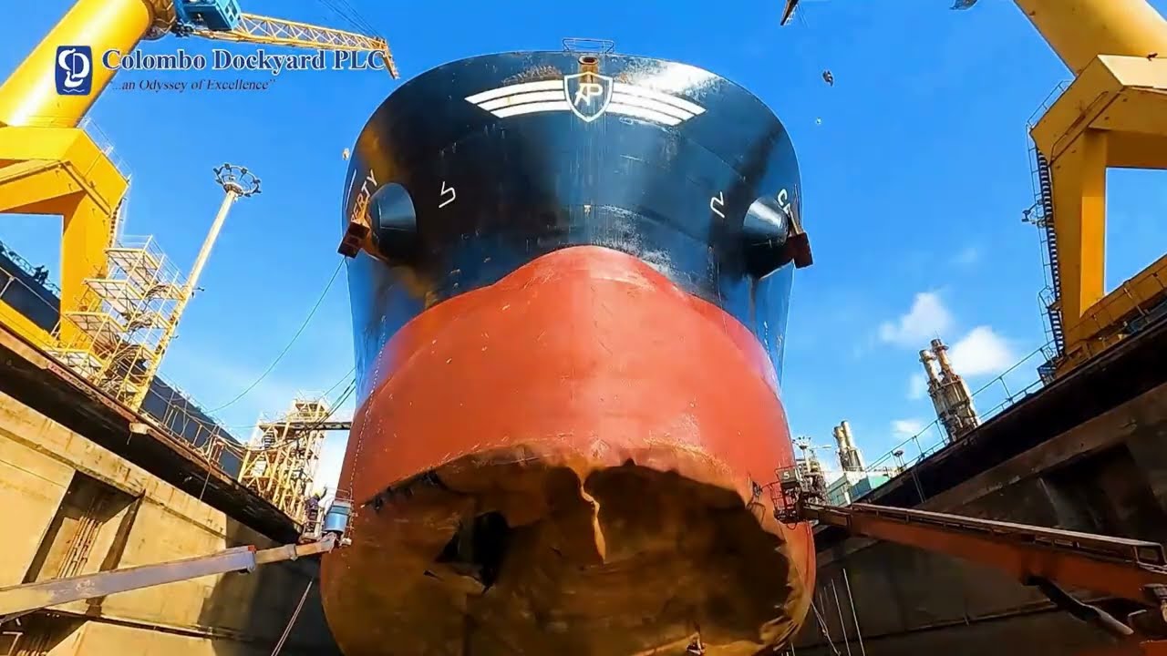 Damaged Hull Repair by Colombo Dockyard PLC