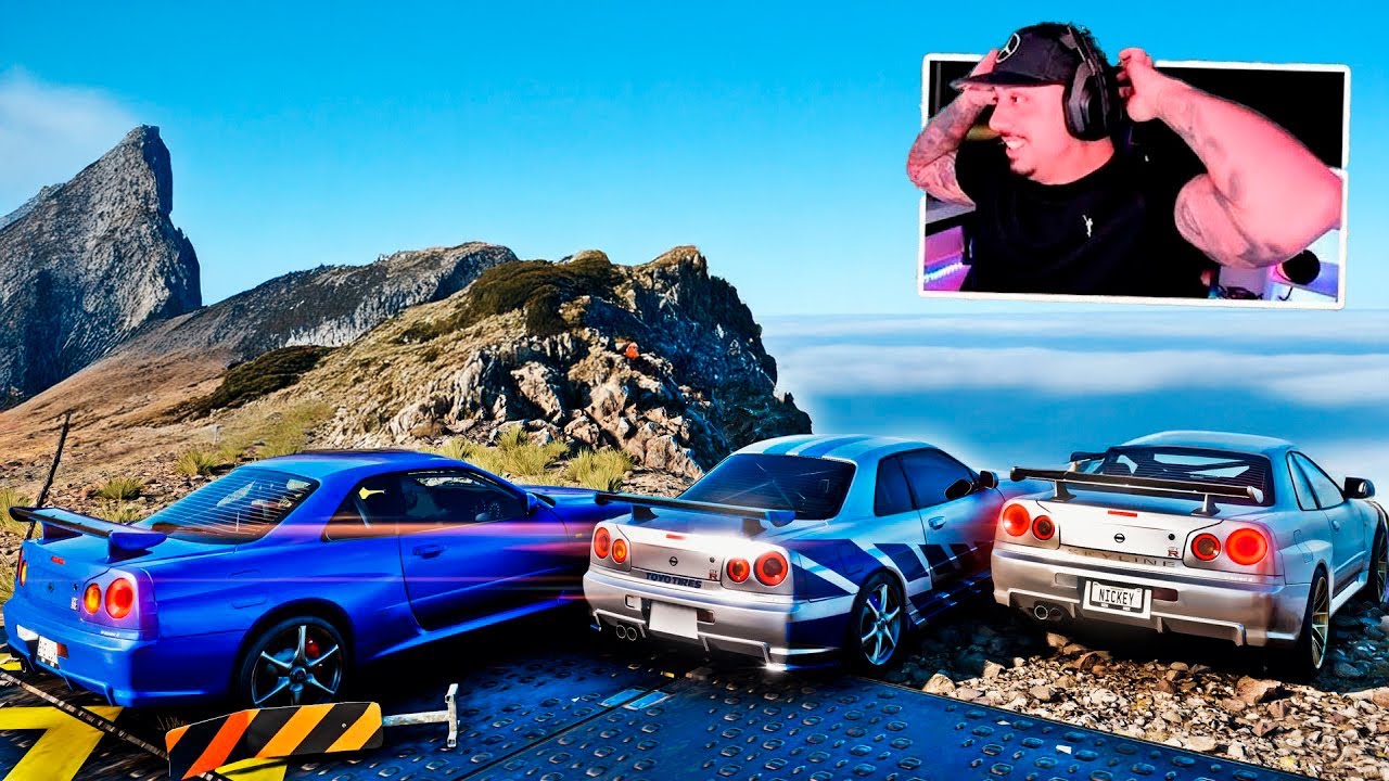 LADEIRA COM TODOS GT-R DO RENATO GARCIA NO FORZA HORIZON 5