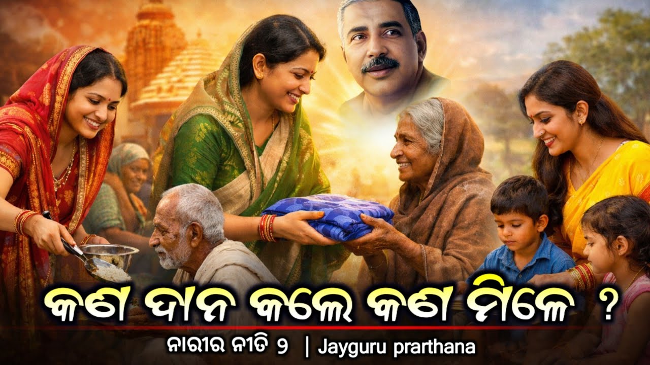 ଶ୍ରୀଶ୍ରୀ ଠାକୁରଙ୍କ ବାଣୀ: ଦାନ ଓ ତାର ଫଳ କଣ? | ନାରୀର ନୀତି 9 | Jayguru Prarthana