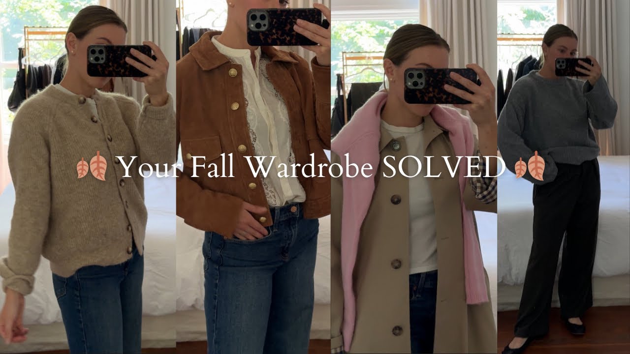 Fall Capsule Wardrobe 2025 | 20 Pieces, Endless Outfits 🍂