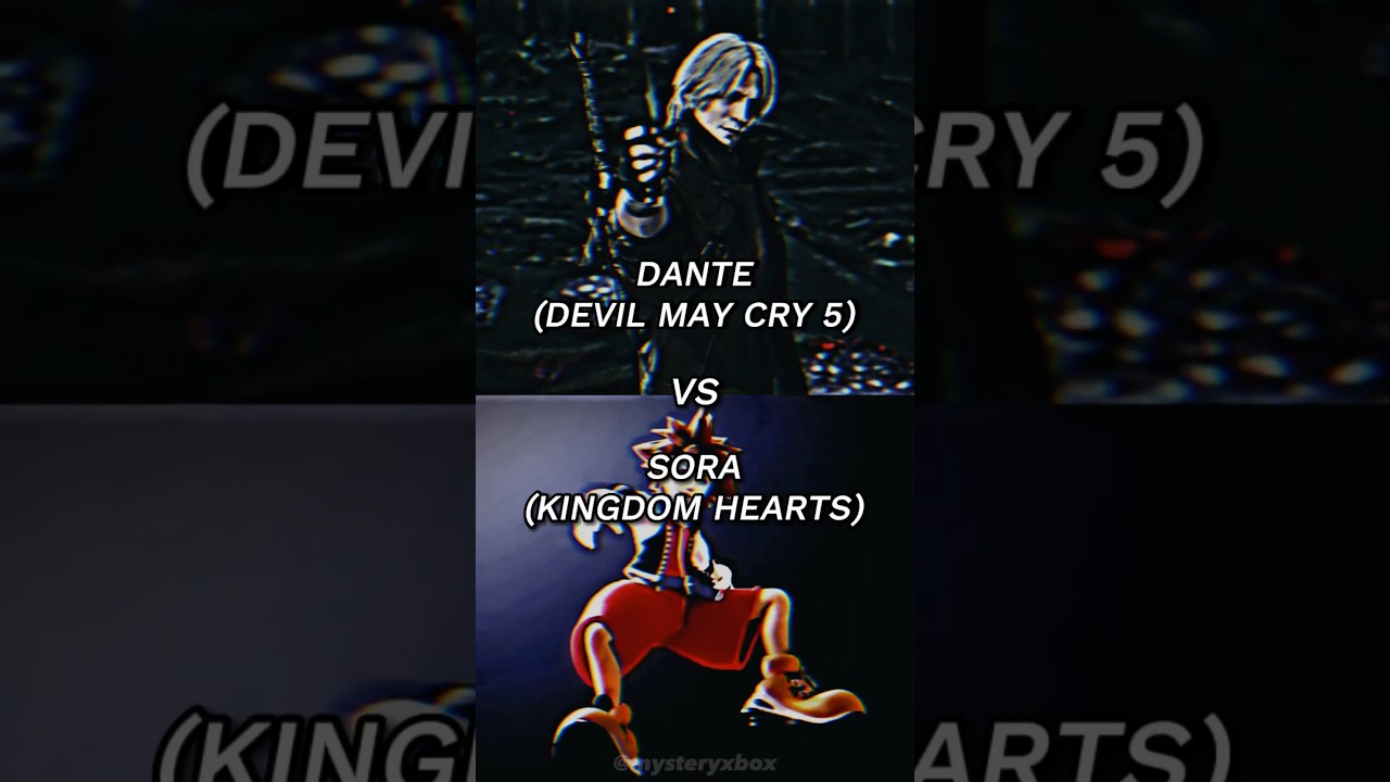 Dante Vs Sora #shorts #devilmaycry #kingdomhearts #viral