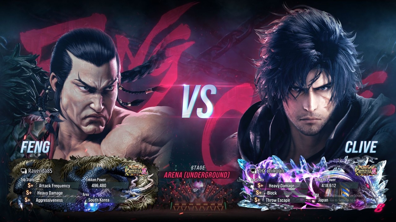 T8 🔥 KNEE (Feng) vs CHIKURIN (Clive) 🔥 Tekken 8 High Level Gameplay