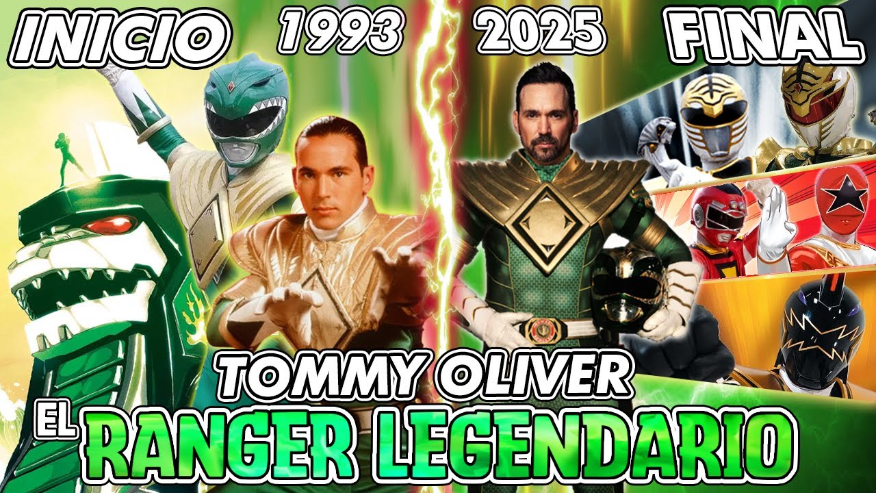 La Historia del Ranger Legendario: Tommy Oliver ⚡Power Rangers